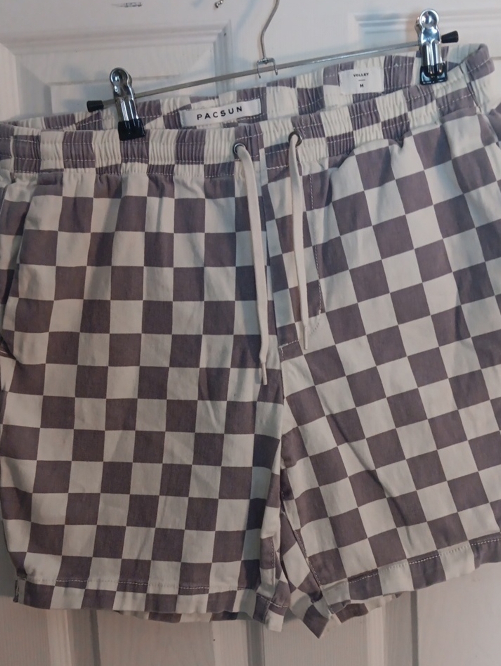 PacSun Checkerboard Drawstring Shorts